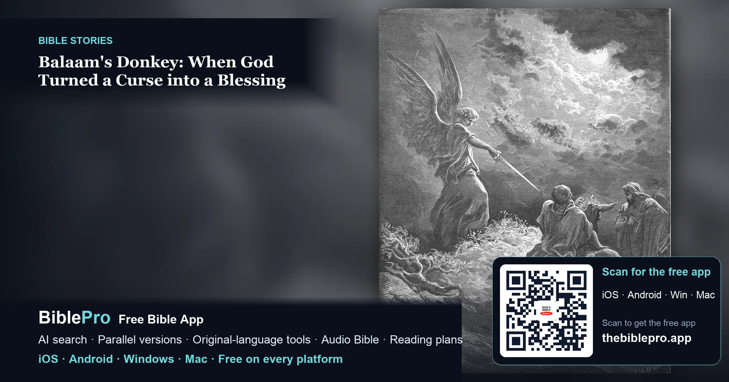 Balaam's Donkey: When God Turned a Curse into a Blessing