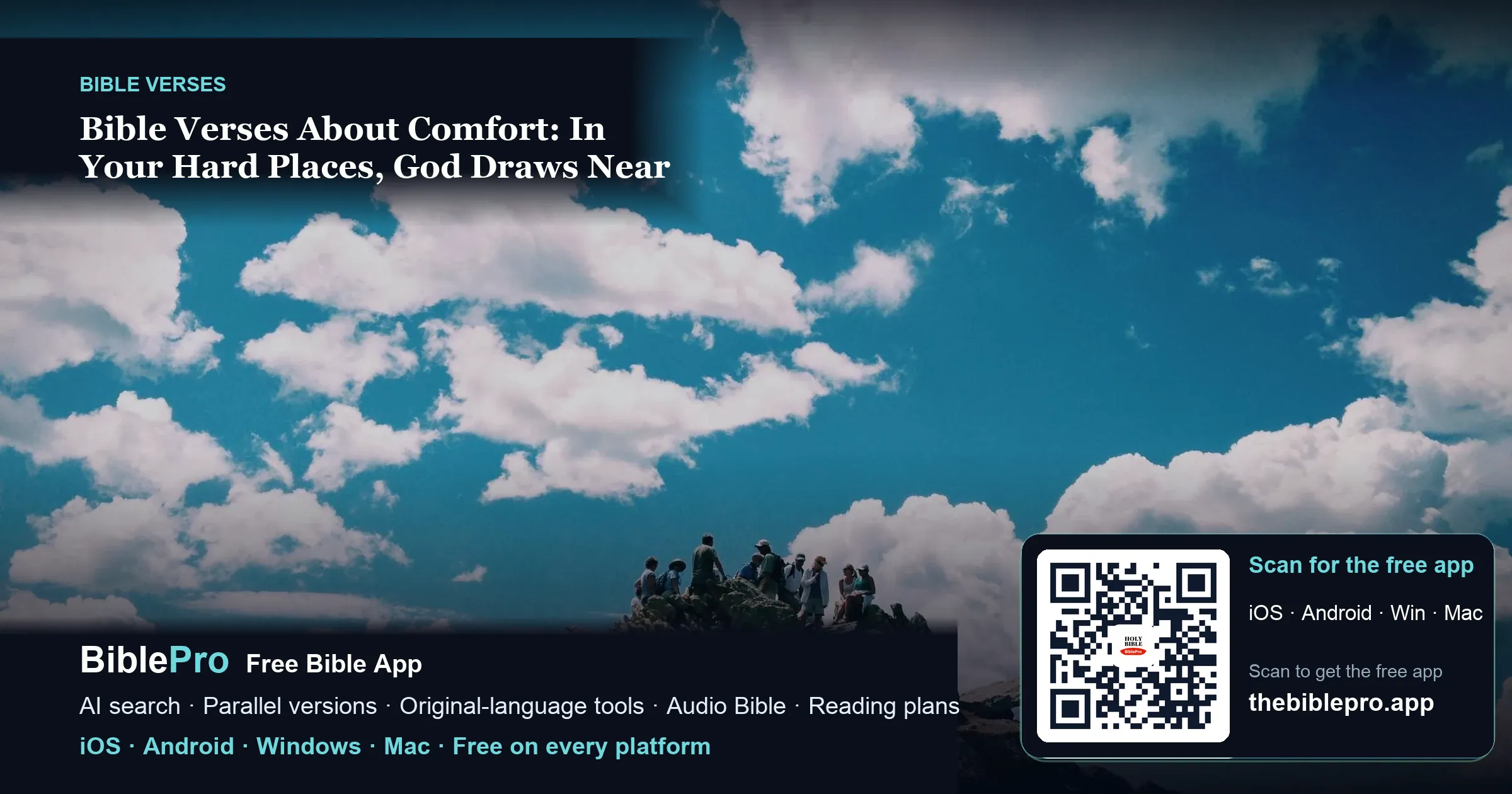 Bible Verses About Comfort: In Your Hard Places, God Draws Near