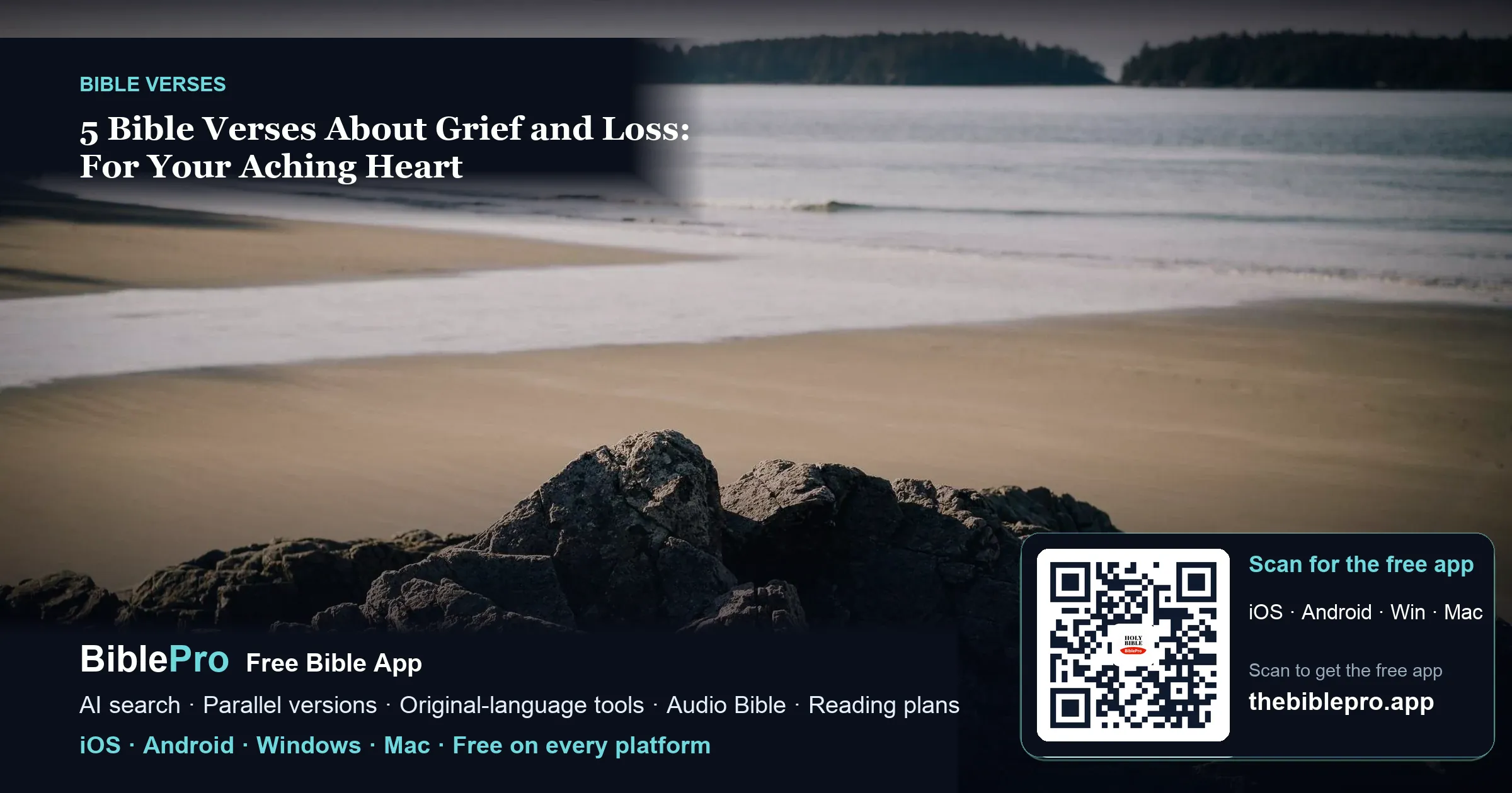 5 Bible Verses About Grief and Loss: For Your Aching Heart