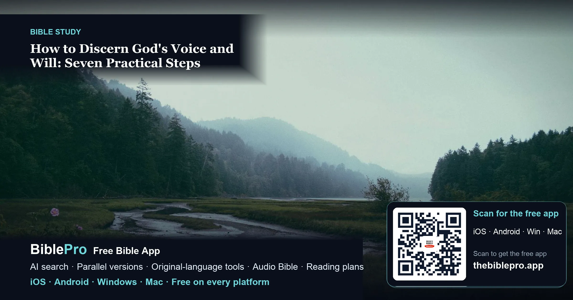 How to Discern God's Voice and Will: Seven Practical Steps