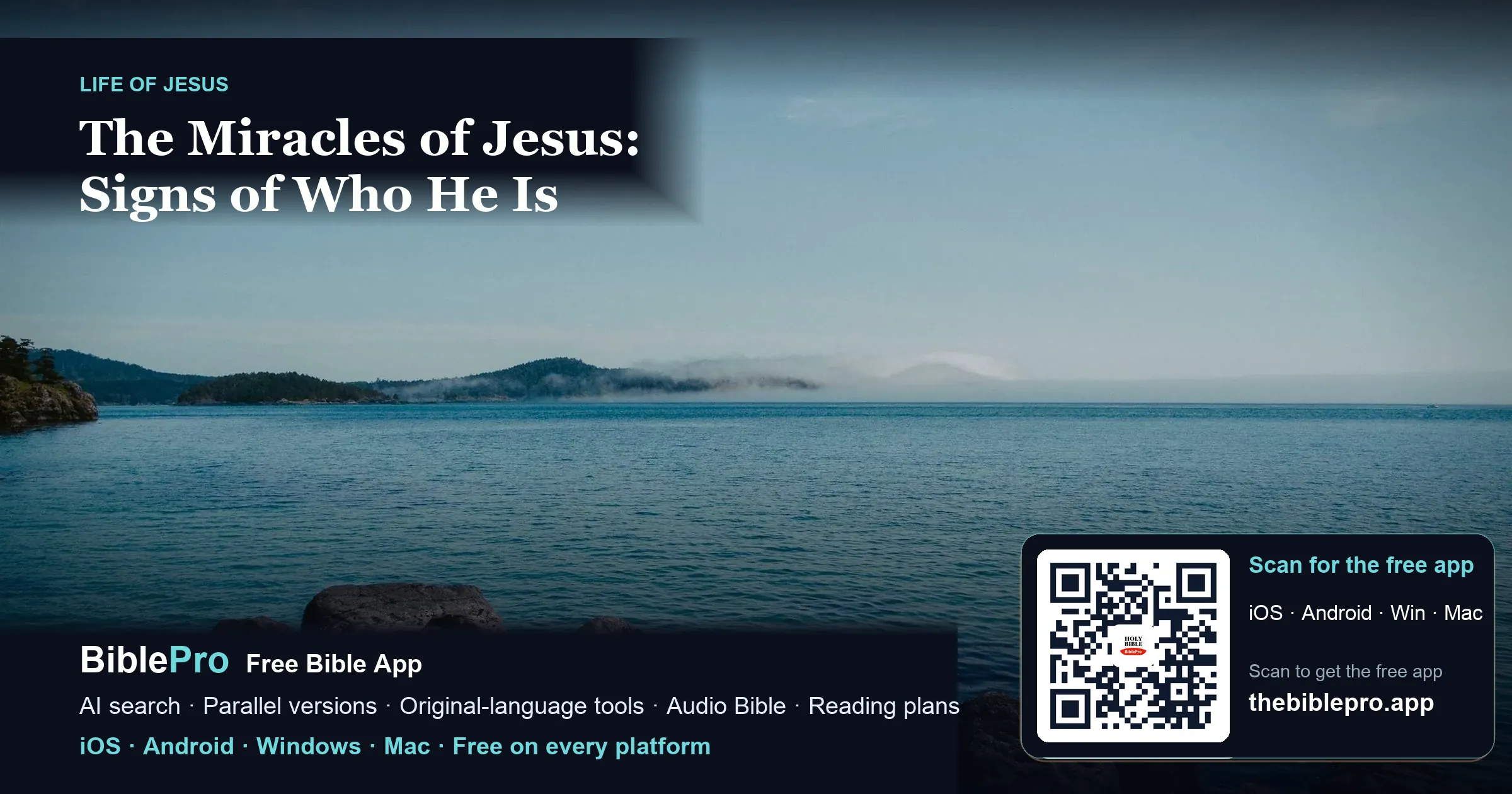 The Miracles of Jesus: Signs of Who He Is
