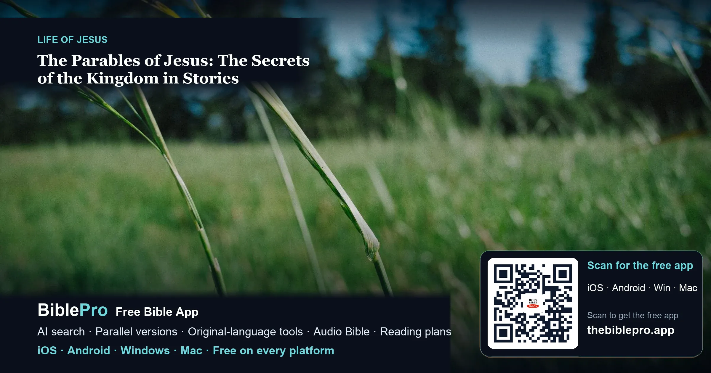 The Parables of Jesus: The Secrets of the Kingdom in Stories