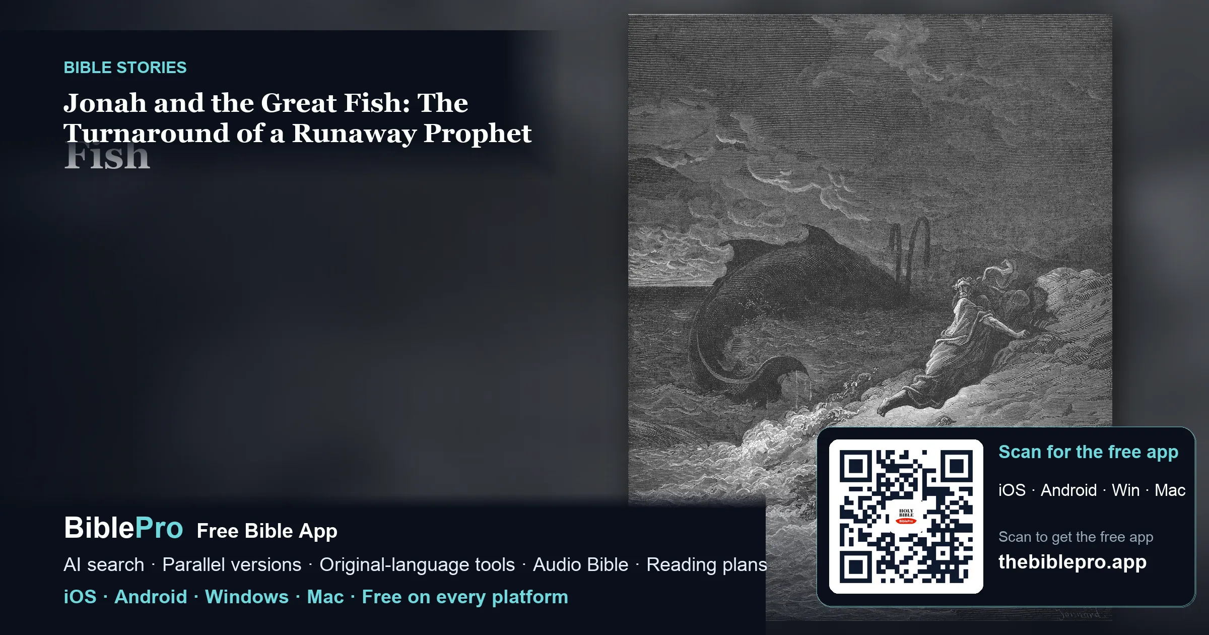 Jonah and the Great Fish: The Turnaround of a Runaway Prophet