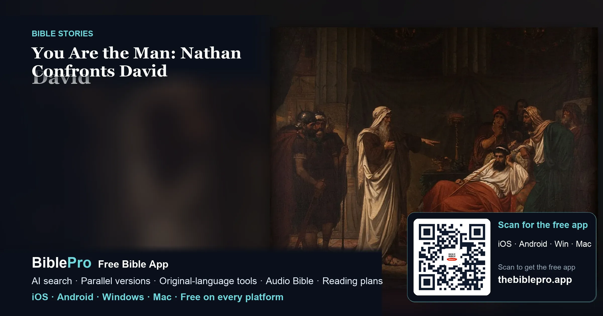 You Are the Man: Nathan Confronts David