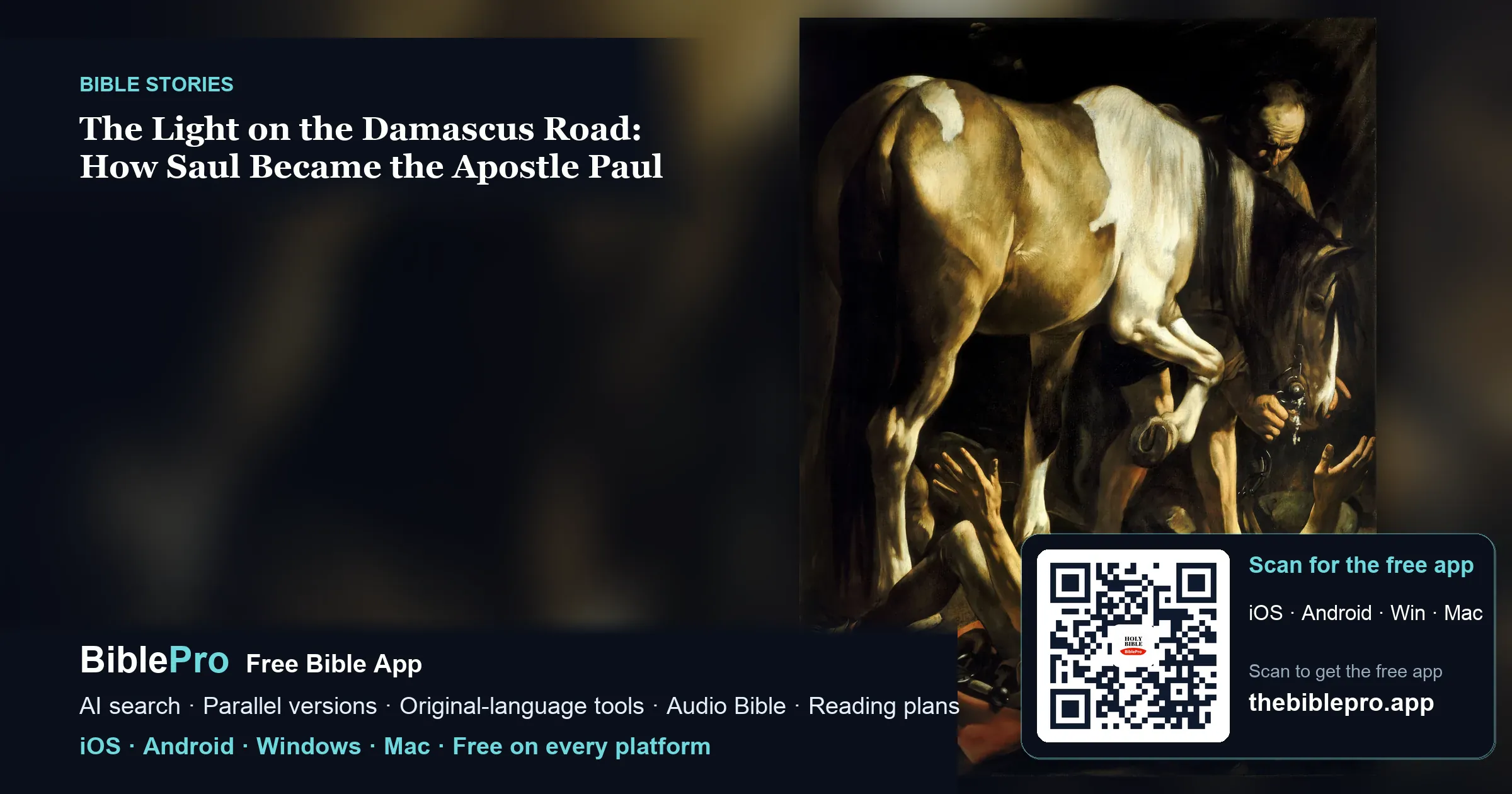 The Light on the Damascus Road: How Saul Became the Apostle Paul
