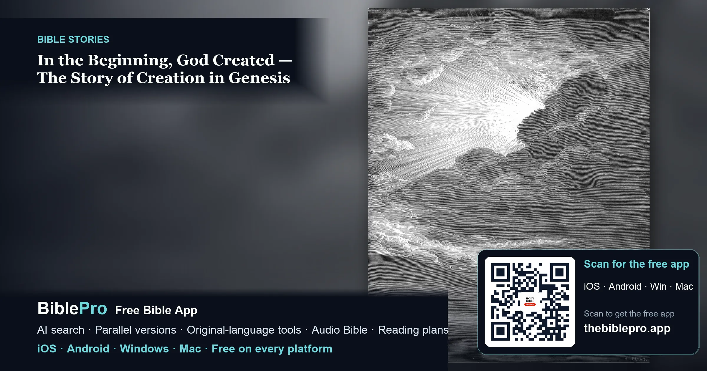 In the Beginning, God Created — The Story of Creation in Genesis