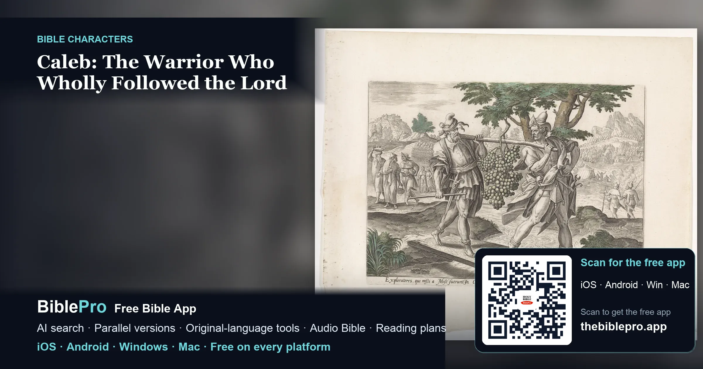 Caleb: The Warrior Who Wholly Followed the Lord