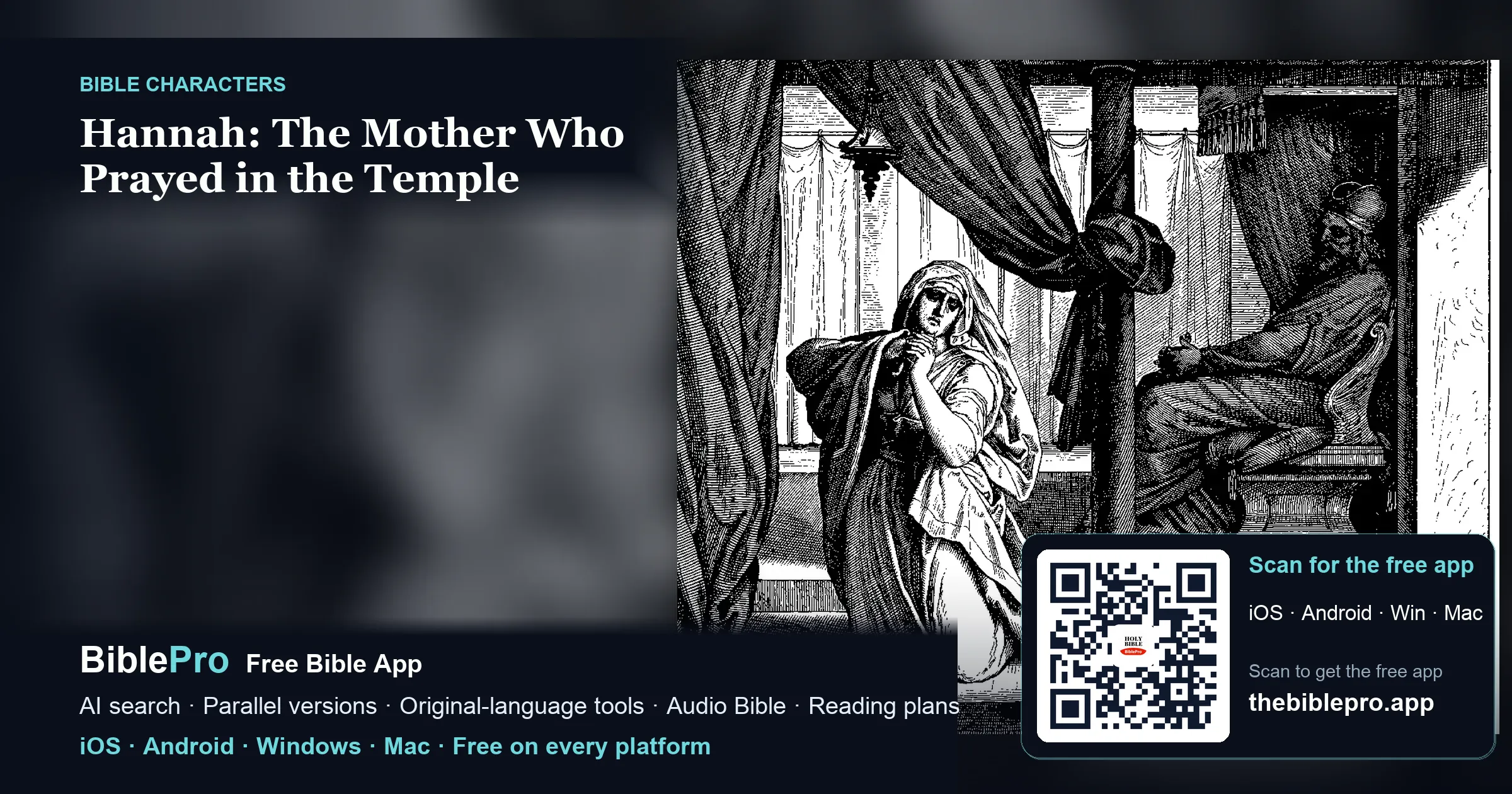 Hannah: The Mother Who Prayed in the Temple