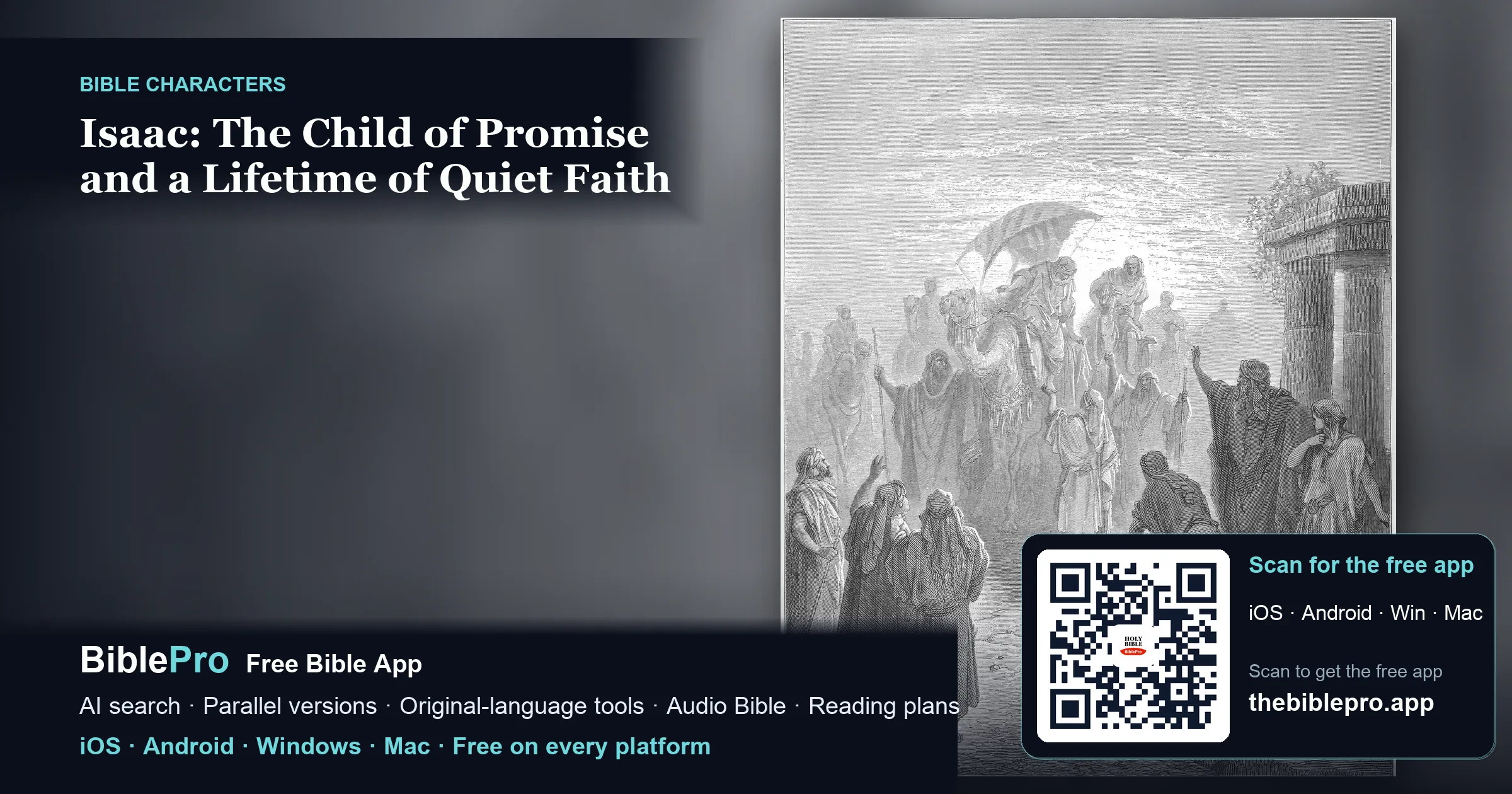 Isaac: The Child of Promise and a Lifetime of Quiet Faith