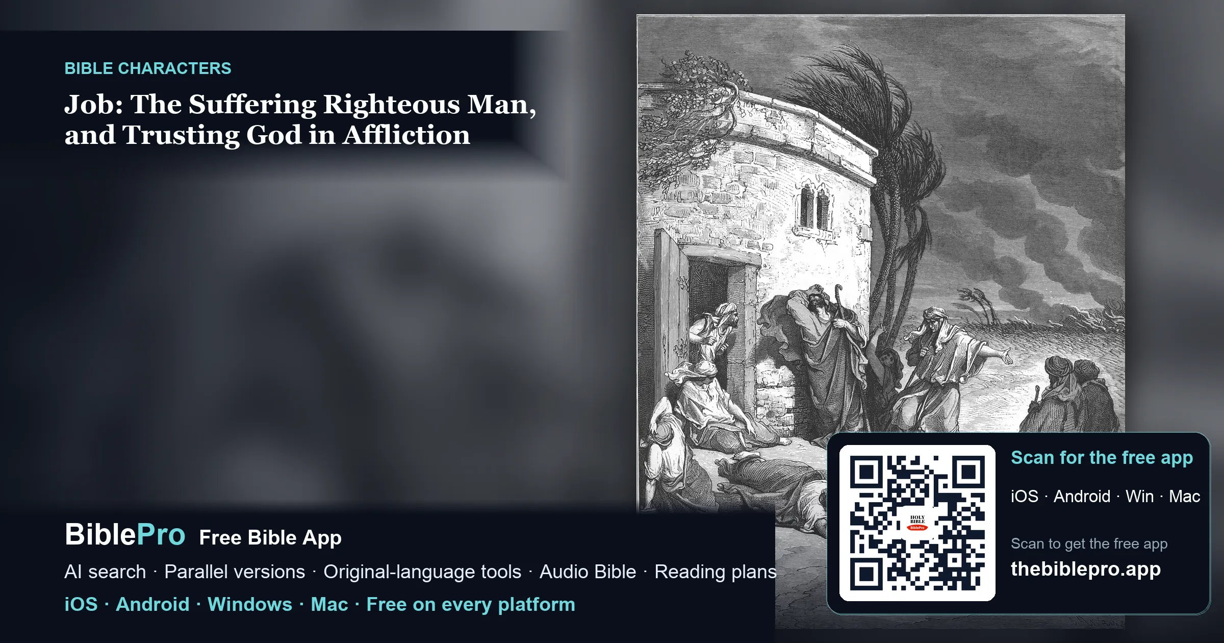 Job: The Suffering Righteous Man, and Trusting God in Affliction