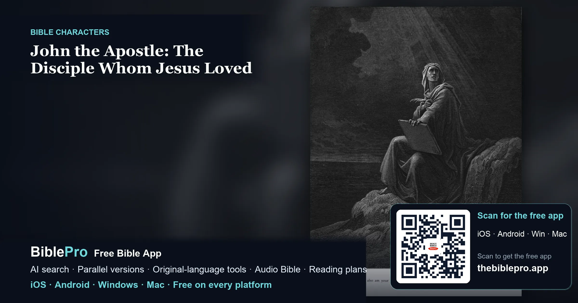 John the Apostle: The Disciple Whom Jesus Loved