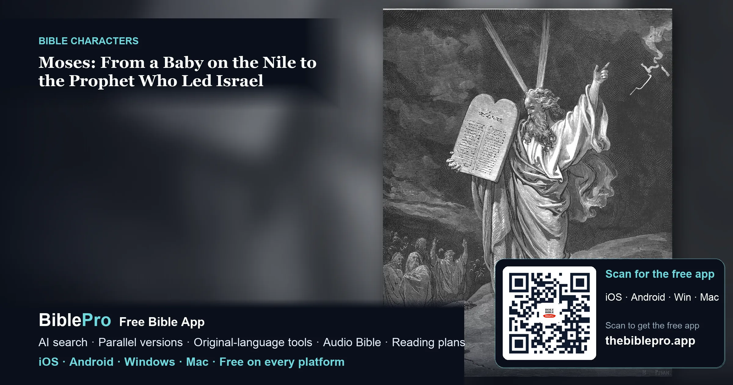 Moses: From a Baby on the Nile to the Prophet Who Led Israel