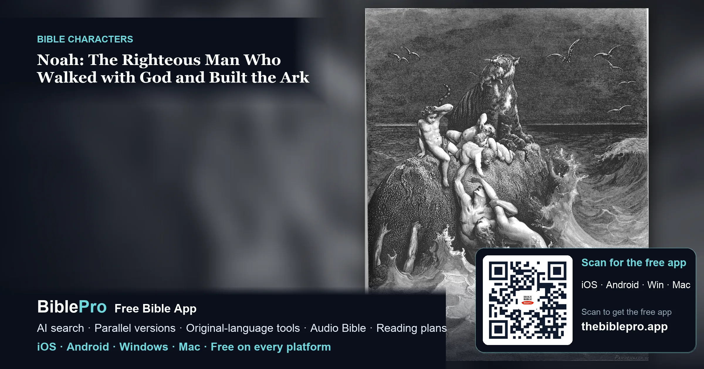 Noah: The Righteous Man Who Walked with God and Built the Ark by Faith