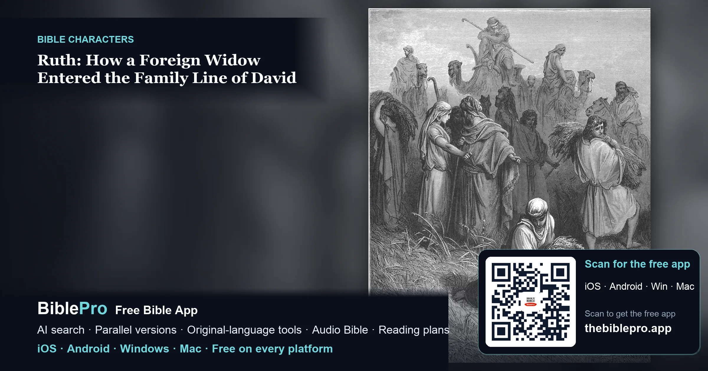 Ruth: How a Foreign Widow Entered the Family Line of David and Jesus