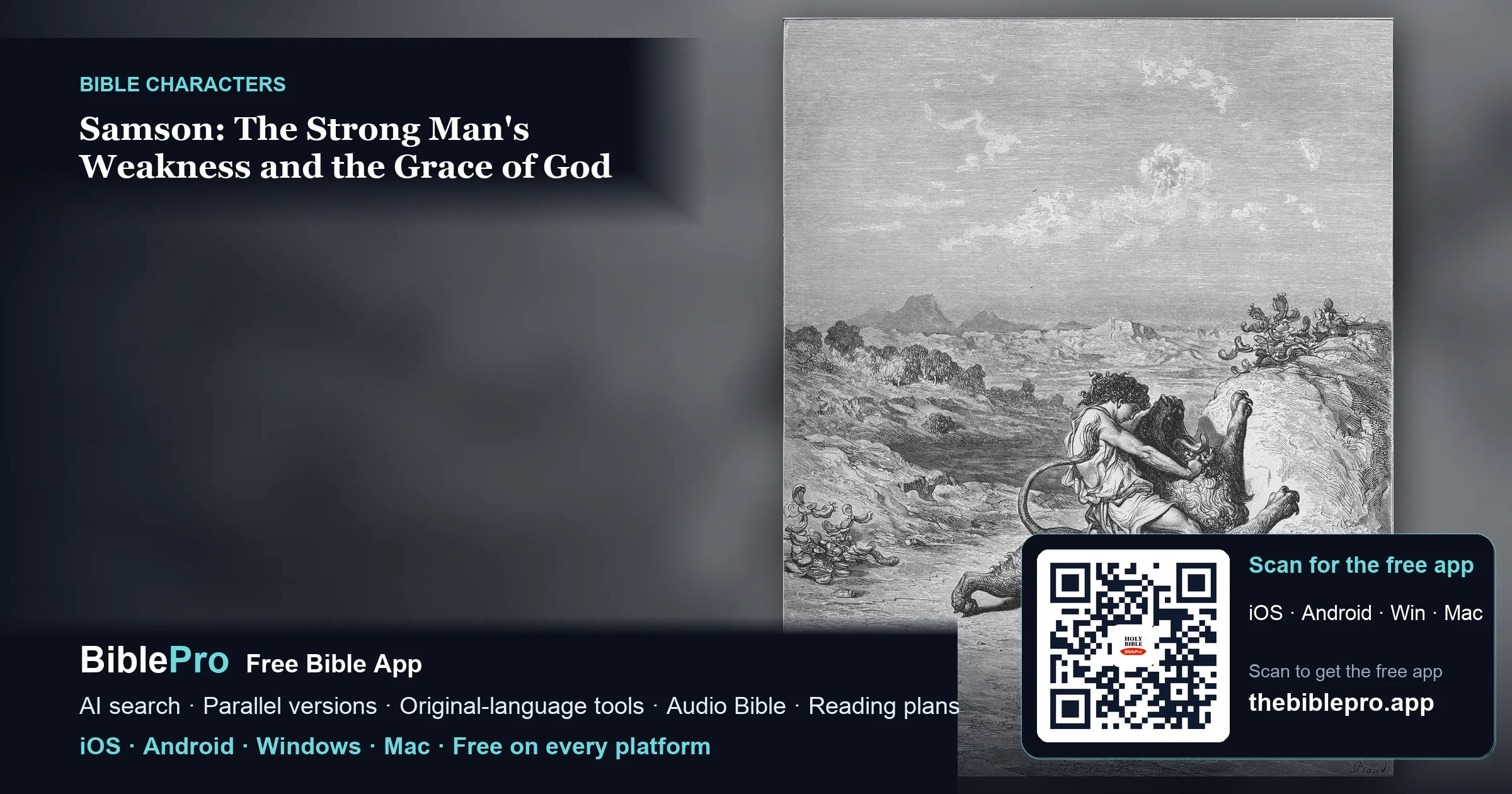 Samson: The Strong Man's Weakness and the Grace of God